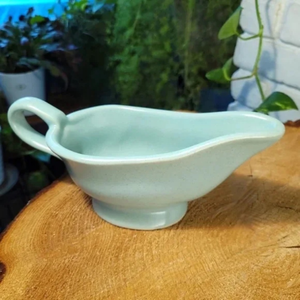 Mid Century Libbey Stoneware Gravy Boat